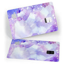 Blue 4 Absorbed Watercolor Texture - Premium Protective Decal Skin-Kit for the Apple Credit Card