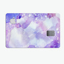 Blue 4 Absorbed Watercolor Texture - Premium Protective Decal Skin-Kit for the Apple Credit Card