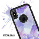 Blue 4 Absorbed Watercolor Texture - Skin Kit for the iPhone OtterBox Cases