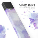 Blue 4 Absorbed Watercolor Texture - Premium Decal Protective Skin-Wrap Sticker compatible with the Juul Labs vaping device