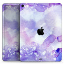 Blue 4 Absorbed Watercolor Texture - Full Body Skin Decal for the Apple iPad Pro 12.9", 11", 10.5", 9.7", Air or Mini (All Models Available)