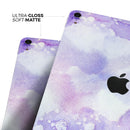 Blue 4 Absorbed Watercolor Texture - Full Body Skin Decal for the Apple iPad Pro 12.9", 11", 10.5", 9.7", Air or Mini (All Models Available)