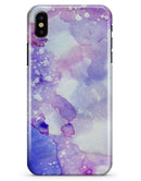 Blue 4 Absorbed Watercolor Texture - iPhone X Clipit Case