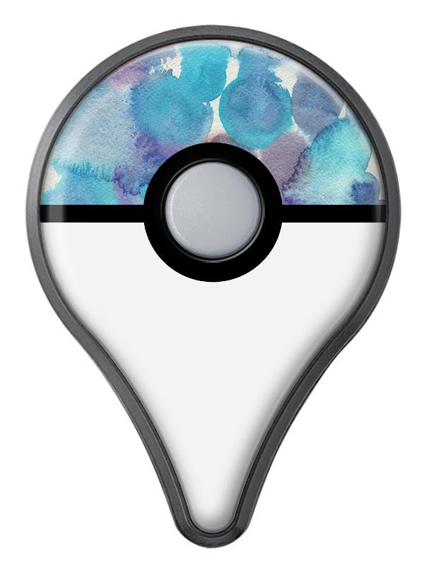 Blue 62 Absorbed Watercolor Texture Pokémon GO Plus Vinyl Protective Decal Skin Kit