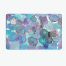 Blue 62 Absorbed Watercolor Texture - Premium Protective Decal Skin-Kit for the Apple Credit Card