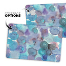 Blue 62 Absorbed Watercolor Texture - Premium Protective Decal Skin-Kit for the Apple Credit Card