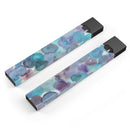 Blue 62 Absorbed Watercolor Texture - Premium Decal Protective Skin-Wrap Sticker compatible with the Juul Labs vaping device