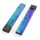 Blue 823 Absorbed Watercolor Texture - Premium Decal Protective Skin-Wrap Sticker compatible with the Juul Labs vaping device