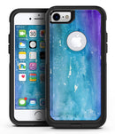 Blue 823 Absorbed Watercolor Texture - iPhone 7 or 8 OtterBox Case & Skin Kits
