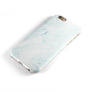 Blue 87 Textured Marble iPhone 6/6s or 6/6s Plus 2-Piece Hybrid INK-Fuzed Case