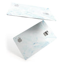 Blue 87 Textured Marble - Premium Protective Decal Skin-Kit for the Apple Credit Card