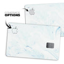 Blue 87 Textured Marble - Premium Protective Decal Skin-Kit for the Apple Credit Card