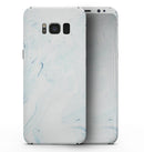 Blue 87 Textured Marble - Samsung Galaxy S8 Full-Body Skin Kit