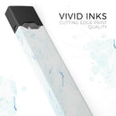 Blue 87 Textured Marble - Premium Decal Protective Skin-Wrap Sticker compatible with the Juul Labs vaping device