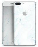 Blue 87 Textured Marble - Skin-kit for the iPhone 8 or 8 Plus