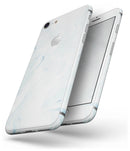Blue 87 Textured Marble - Skin-kit for the iPhone 8 or 8 Plus