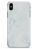 Blue 87 Textured Marble - iPhone X Clipit Case