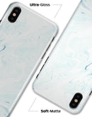 Blue 87 Textured Marble - iPhone X Clipit Case
