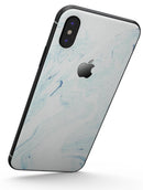 Blue 87 Textured Marble - iPhone X Skin-Kit