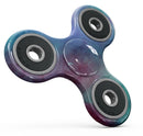 Blue 89608 Absorbed Watercolor Texture Full-Body Fidget Spinner Skin-Kit