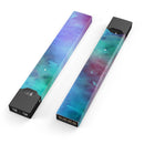 Blue 89608 Absorbed Watercolor Texture - Premium Decal Protective Skin-Wrap Sticker compatible with the Juul Labs vaping device