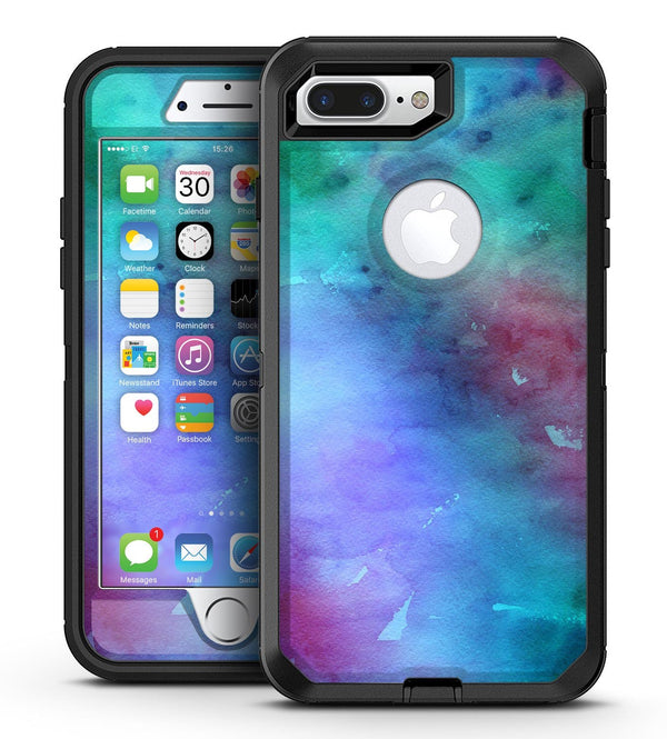Blue 89608 Absorbed Watercolor Texture - iPhone 7 Plus/8 Plus OtterBox Case & Skin Kits
