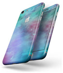 Blue 89608 Absorbed Watercolor Texture - Skin-kit for the iPhone 8 or 8 Plus