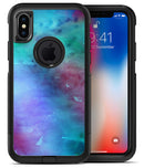 Blue 89608 Absorbed Watercolor Texture - iPhone X OtterBox Case & Skin Kits