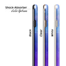 Blue 972 Absorbed Watercolor Texture iPhone 6/6s or 6/6s Plus 2-Piece Hybrid INK-Fuzed Case