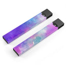 Blue 972 Absorbed Watercolor Texture - Premium Decal Protective Skin-Wrap Sticker compatible with the Juul Labs vaping device