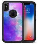 Blue 972 Absorbed Watercolor Texture - iPhone X OtterBox Case & Skin Kits