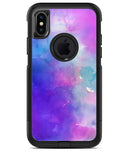 Blue 972 Absorbed Watercolor Texture - iPhone X OtterBox Case & Skin Kits