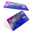 Blue 97 Absorbed Watercolor Texture - Premium Protective Decal Skin-Kit for the Apple Credit Card