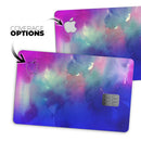Blue 97 Absorbed Watercolor Texture - Premium Protective Decal Skin-Kit for the Apple Credit Card