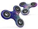 Blue 97 Absorbed Watercolor Texture Full-Body Fidget Spinner Skin-Kit