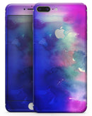 Blue 97 Absorbed Watercolor Texture - Skin-kit for the iPhone 8 or 8 Plus
