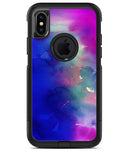 Blue 97 Absorbed Watercolor Texture - iPhone X OtterBox Case & Skin Kits
