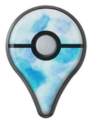 Blue 98 Absorbed Watercolor Texture Pokémon GO Plus Vinyl Protective Decal Skin Kit