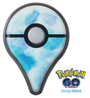 Blue 98 Absorbed Watercolor Texture Pokémon GO Plus Vinyl Protective Decal Skin Kit