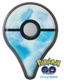 Blue 98 Absorbed Watercolor Texture Pokémon GO Plus Vinyl Protective Decal Skin Kit