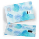 Blue 98 Absorbed Watercolor Texture - Premium Protective Decal Skin-Kit for the Apple Credit Card