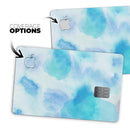 Blue 98 Absorbed Watercolor Texture - Premium Protective Decal Skin-Kit for the Apple Credit Card