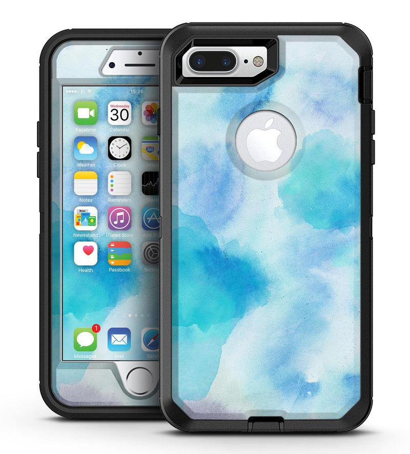 Blue 98 Absorbed Watercolor Texture - iPhone 7 Plus/8 Plus OtterBox Case & Skin Kits