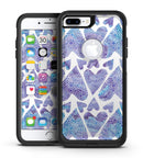 Blue 89608 Absorbed Watercolor Texture - iPhone 7 or 7 Plus Commuter Case Skin Kit