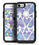 Blue 89608 Absorbed Watercolor Texture - iPhone 7 or 7 Plus Commuter Case Skin Kit