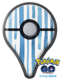 Blue Abstract WaterColor Strokes Pokémon GO Plus Vinyl Protective Decal Skin Kit