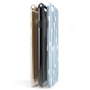 Blue Abstract WaterColor Strokes iPhone 6/6s or 6/6s Plus 2-Piece Hybrid INK-Fuzed Case