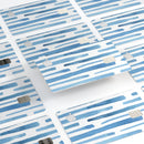 Blue Abstract WaterColor Strokes - Premium Protective Decal Skin-Kit for the Apple Credit Card