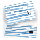 Blue Abstract WaterColor Strokes - Premium Protective Decal Skin-Kit for the Apple Credit Card