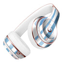 Blue Abstract WaterColor Strokes Full-Body Skin Kit for the Beats by Dre Solo 3 Wireless Headphones